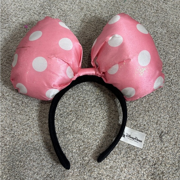 Disney Parks Minnie Mouse Pink Bow Headband Parks Official Disney - Picture 3 of 3